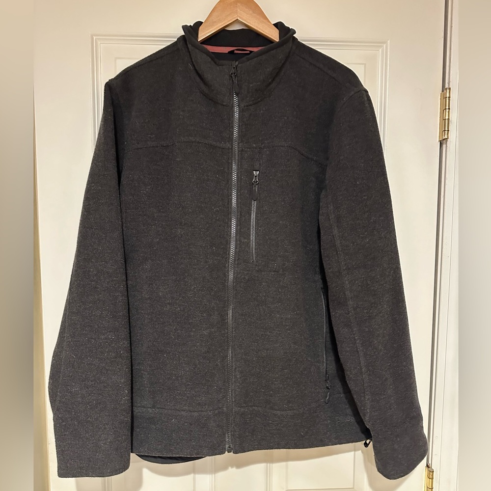L.L. Bean wool (40%) zip jacket